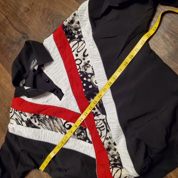 Silver Thread Made In The USA Vintage Windbreaker Pullover Small - Picture 4 of 7